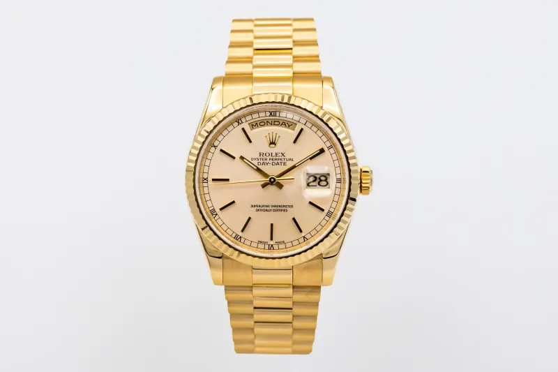 Rolex Day-Date 36mm 18ct Yellow Gold Presidential 118238 2003