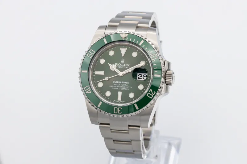 Rolex Submariner 40mm 'Hulk' Stainless Steel Oyster 116610LV 2017 UNWORN