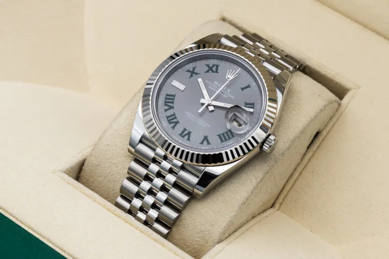 Rolex DateJust 41mm 'Wimbledon' Stainless Steel Jubilee 126334 2026 UNWORN