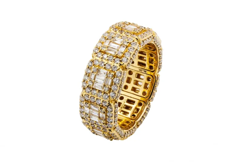18ct Yellow Gold Diamond Eternity Ring 2.44ct VS
