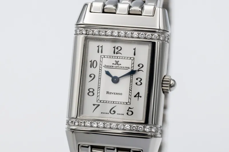 Jaeger-LeCoultre Reverso Duetto 20mm Stainless Steel Q2658120 Circa 2000s