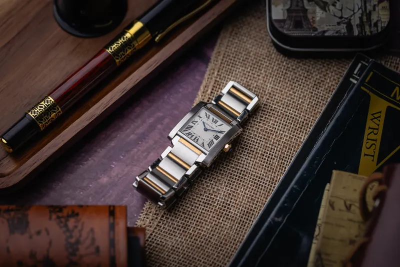 Cartier Tank Francaise 25mm Steel & 18ct Yellow Gold W51007Q4/3751 Circa 2000s