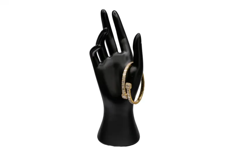 9ct Yellow Gold Diamond Bangle 8.75ct E VS1