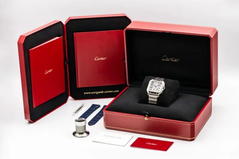 Cartier Santos De Cartier Skeleton 40mm Stainless Steel WHSA0015 2022