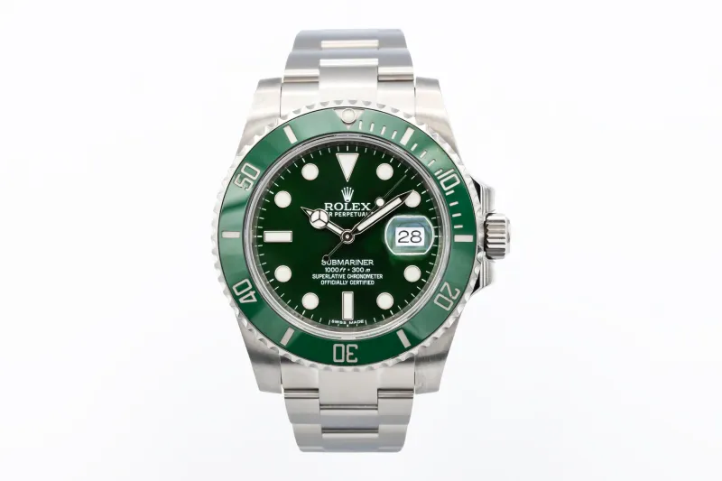 Rolex Submariner Date 40mm 'Hulk' Stainless Steel Oyster 116610LV 2014