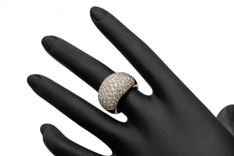 18ct Yellow Gold Diamond Ring 2ct Vs 11.8g
