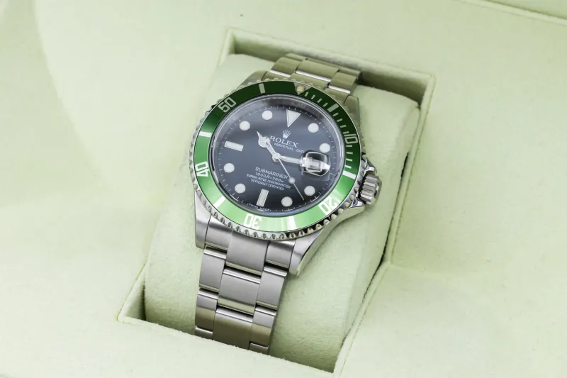 Rolex Submariner Date 40mm 'Kermit' Stainless Steel Oyster 16610LV 2009
