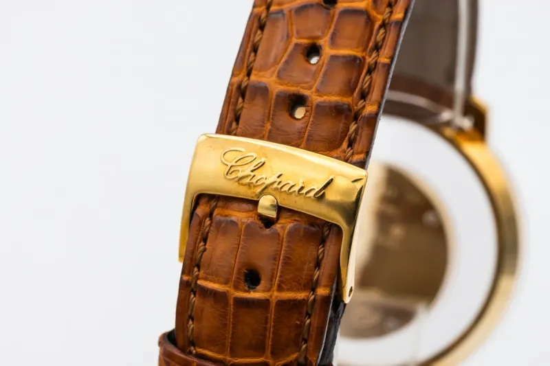 Chopard Happy Diamond 37mm Brown Leather 20/7229-20 Circa 2010