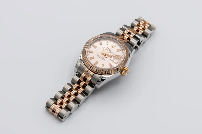 Rolex Lady DateJust 26mm Steel & 18ct Rose Gold Jubilee 179171 2006