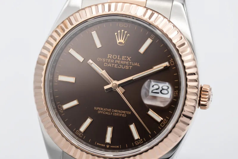 Rolex DateJust 41mm Steel & 18ct Rose Gold Oyster 126331 2021