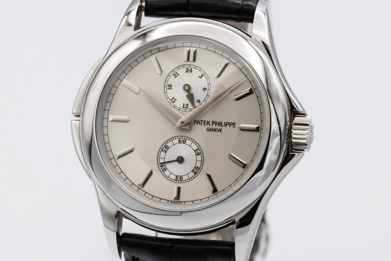 Patek Philippe Travel Time 37mm Black Leather 5134P-001 2007