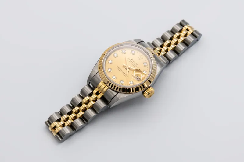 Rolex Lady DateJust 26mm Steel & 18ct Yellow Gold Jubilee 69173 1996