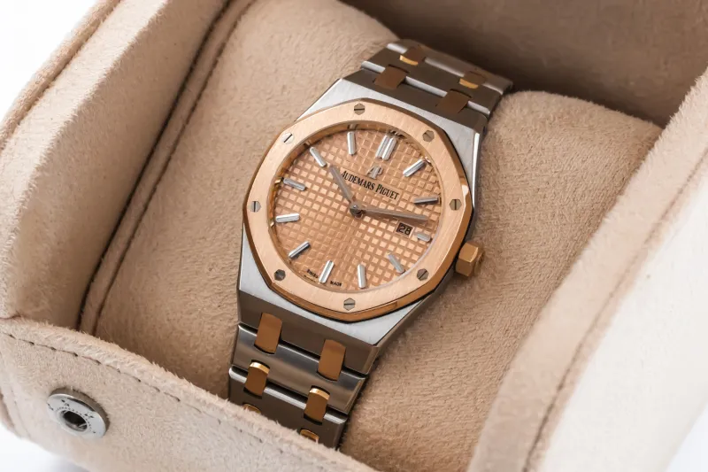 Audemars Piguet Royal Oak Lady 33mm Steel & 18ct Rose Gold 67650SR.OO Circa 2018