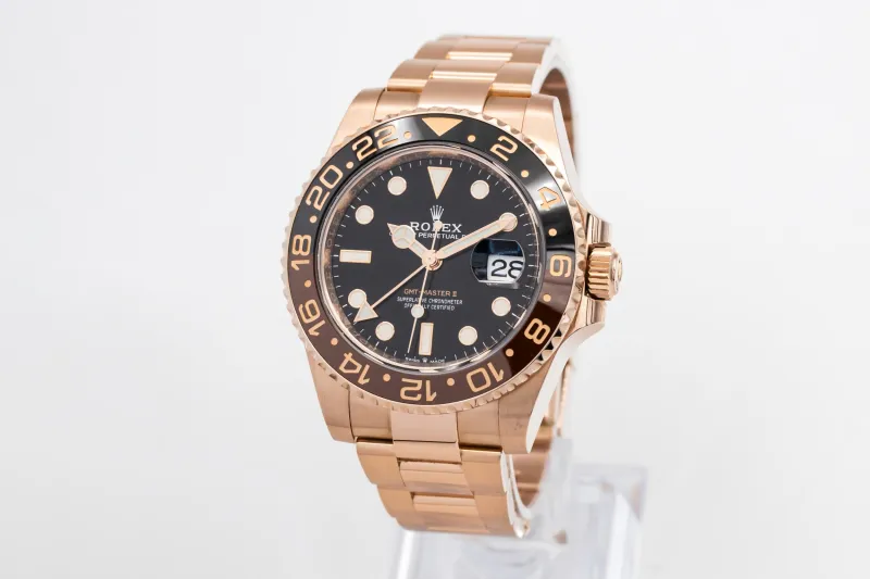 Rolex GMT-Master II 40mm 'Rootbeer' 18ct Rose Gold Oyster 126715CHNR 2022