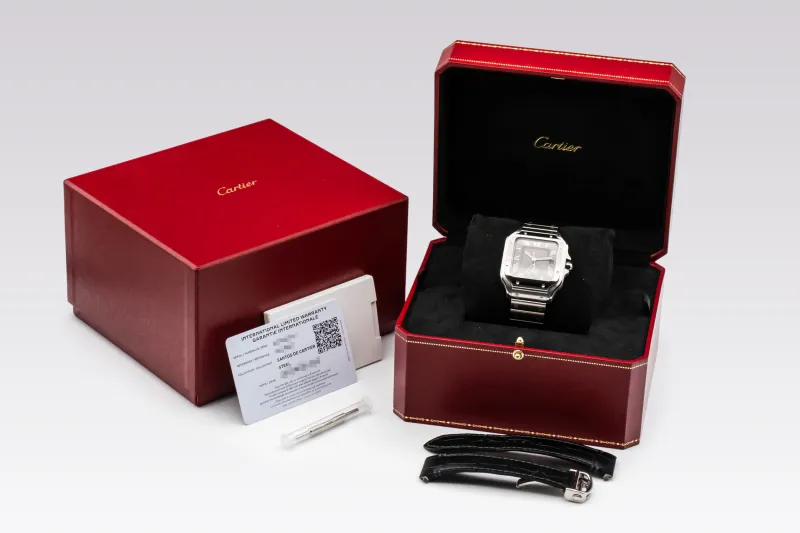 Cartier Santos De Cartier Dual Time 39.8mm Stainless Steel WSSA0076 2025