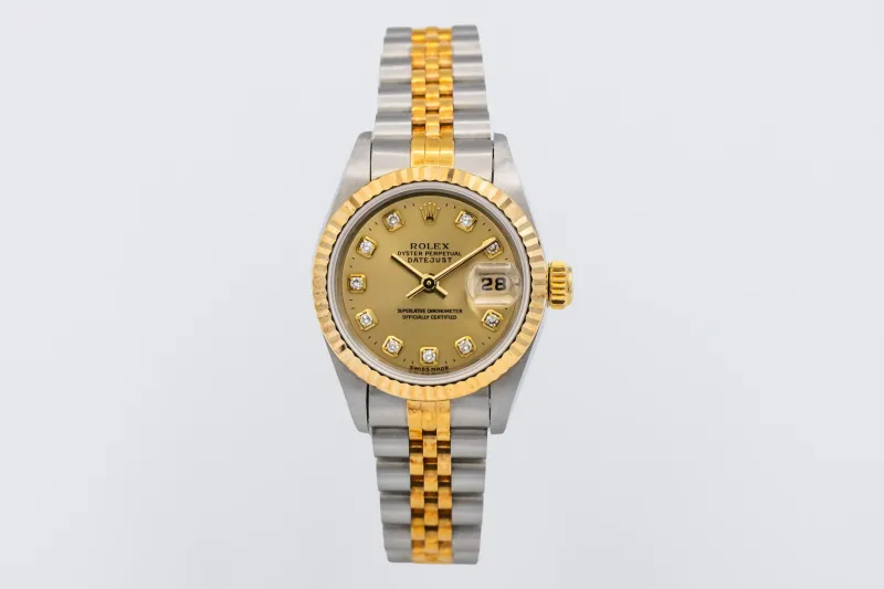 Rolex Lady DateJust 26mm Steel & 18ct Yellow Gold Jubilee 69173 1995