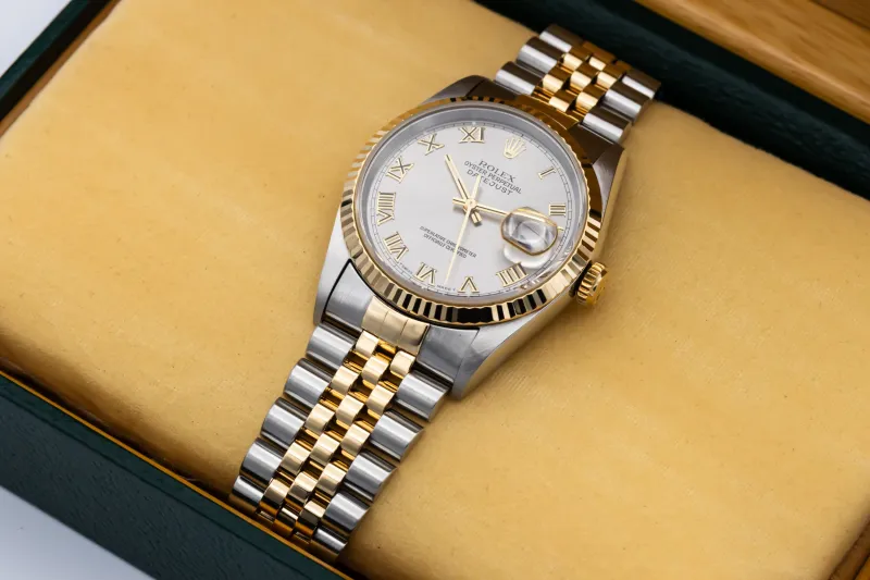 Rolex DateJust 36mm Steel & 18ct Yellow Gold Jubilee 16233 1997