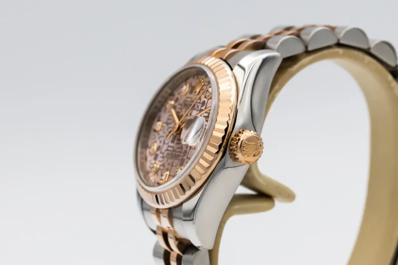 Rolex DateJust 26mm Steel & 18ct Rose Gold Jubilee 179171 2013