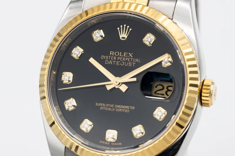 Rolex DateJust 36mm Steel & 18ct Yellow Gold Jubilee 116233 2015