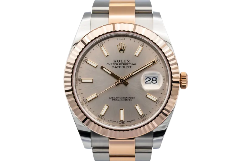 Rolex DateJust 41mm Steel & 18ct Rose Gold Oyster 126331 2019