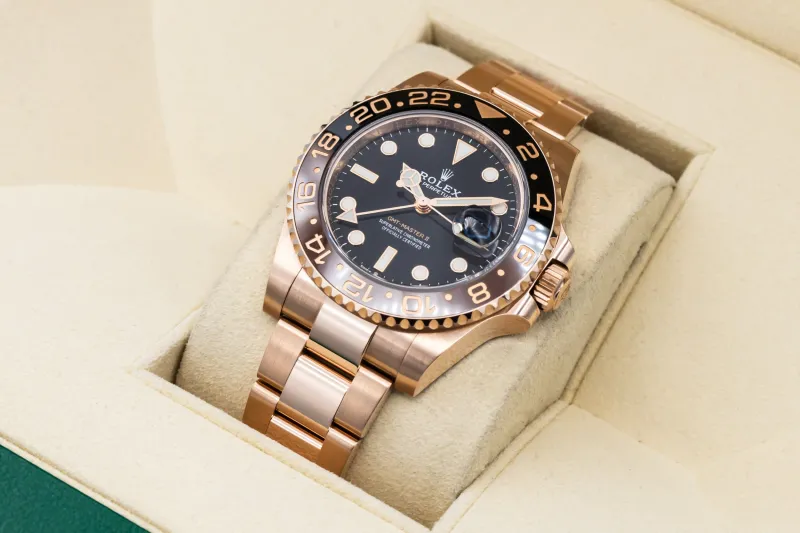 Rolex GMT-Master II 40mm 'Rootbeer' 18ct Rose Gold Oyster 126715CHNR 2022