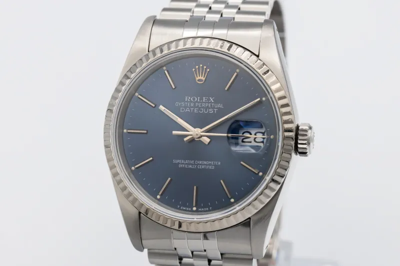 Rolex DateJust 36mm Stainless Steel Jubilee 16234 1990