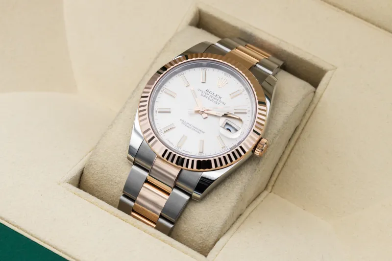 Rolex DateJust 41mm Steel & 18ct Rose Gold Oyster 126331 2019
