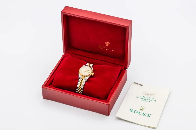Rolex Lady DateJust 26mm Steel & 18ct Yellow Gold Jubilee 69173 1991