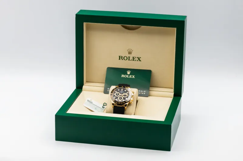 Rolex Cosmograph Daytona 40mm Black Oysterflex 116518LN 2023