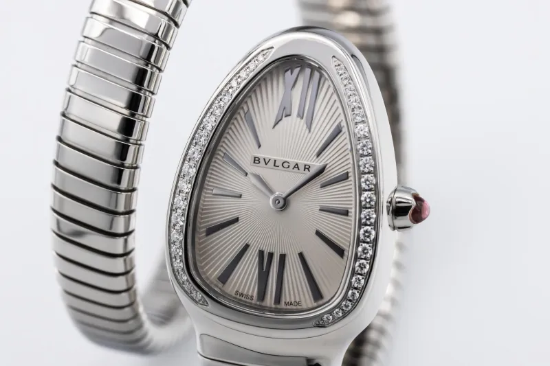 Bulgari Serpenti 35mm Stainless Steel SP 35 S Circa 2010