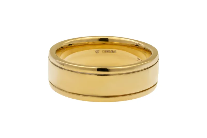 18ct Yellow Gold Wedding Band Ring 11.4g