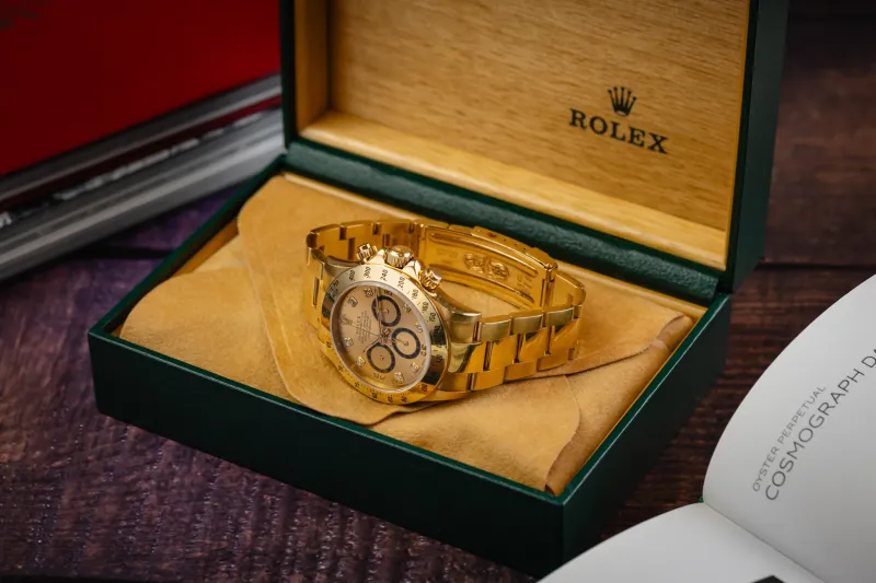Rolex Cosmograph Daytona Zenith 40mm 18ct Yellow Gold Oyster 16528 1991