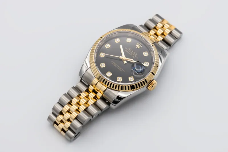 Rolex DateJust 36mm Steel & 18ct Yellow Gold Jubilee 116233 2010