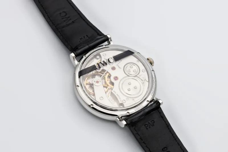 IWC Portofino Hand-Wound 46mm Black Leather IW544805 2008 UNWORN
