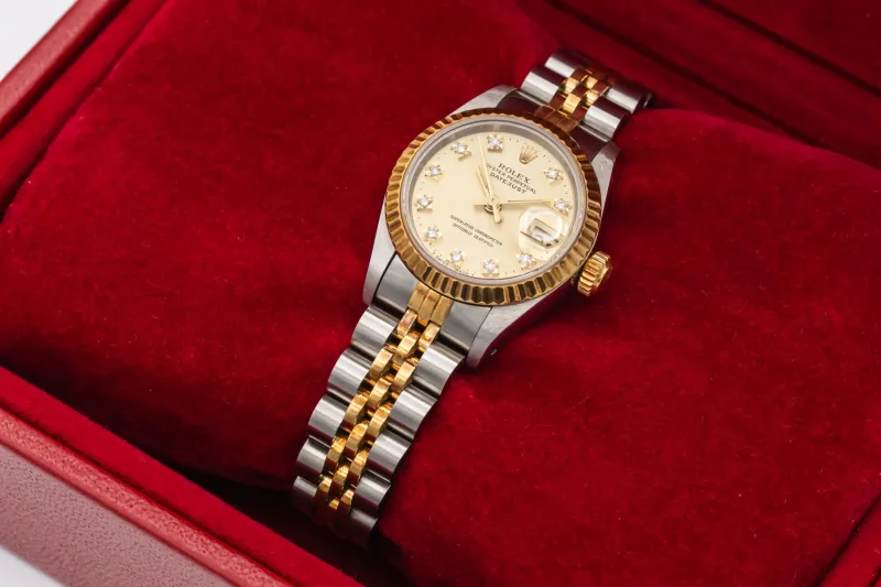 Rolex Lady DateJust 26mm Steel & 18ct Yellow Gold Jubilee 69173 1991