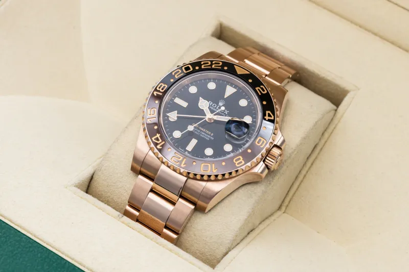Rolex GMT-Master II 40mm 'Root Beer' 18ct Rose Gold Oyster 126715CHNR 2018