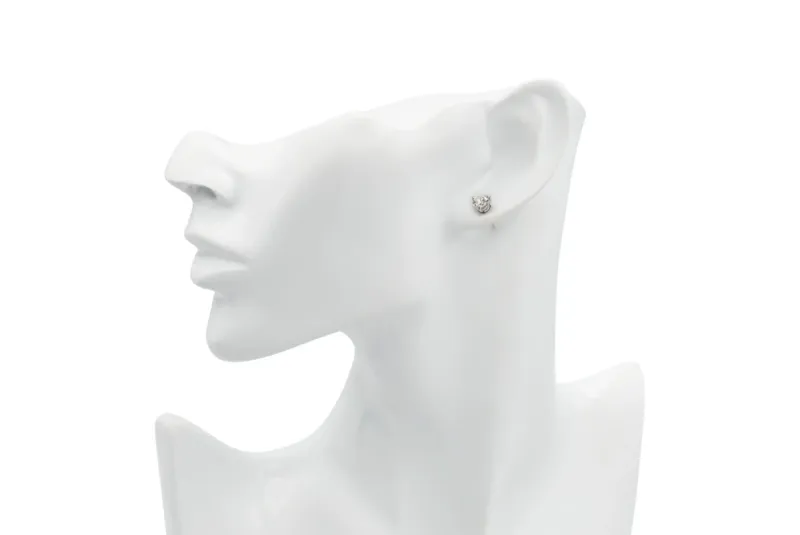 18ct White Gold Diamond Stud Earrings 1.40ct D VS1 GIA  Certified