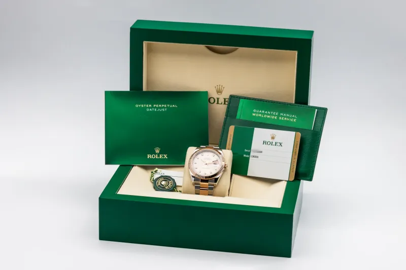 Rolex DateJust 41mm Steel & 18ct Rose Gold Oyster 126331 2018