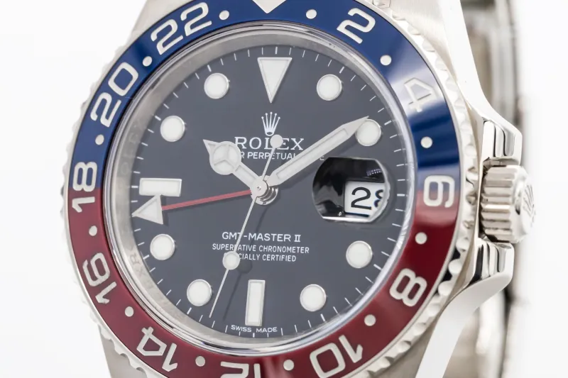 Rolex GMT-Master II 40mm 'Pepsi' White Gold 116719BLRO 2016