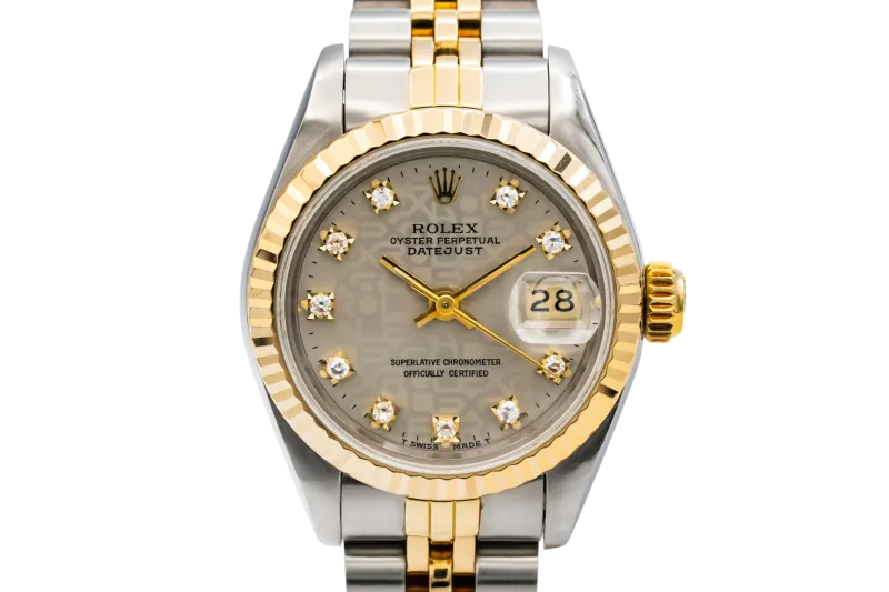 Rolex Lady DateJust 26mm Steel & Yellow Gold Jubilee 69173 1986