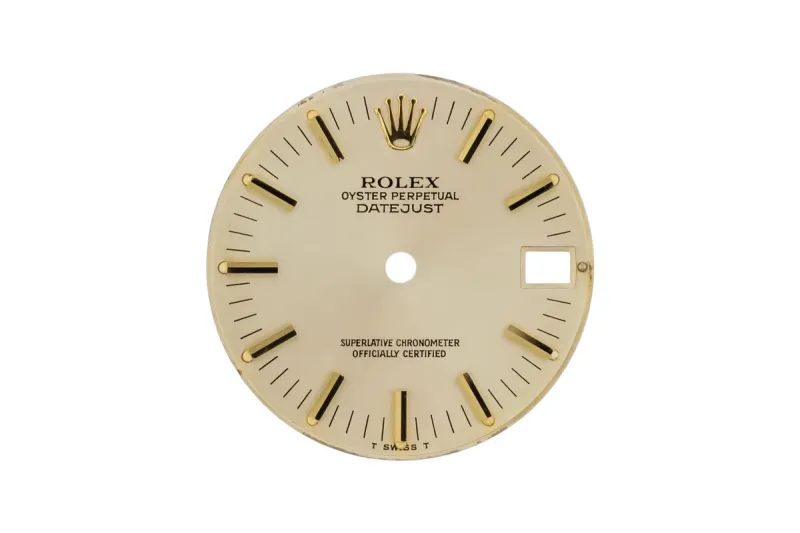 Rolex DateJust 36mm Ivory Baton Dial
