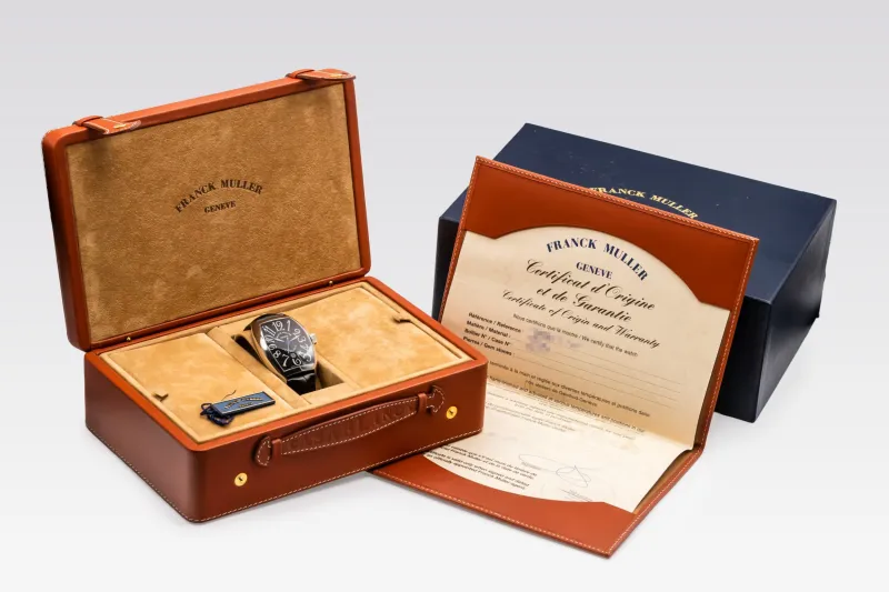 Franck Muller Casablanca 39mm x 55mm Black Leather 8880 C DT 2010