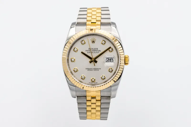 Rolex DateJust 36mm Steel & 18ct Yellow Gold Jubilee 116233 2008