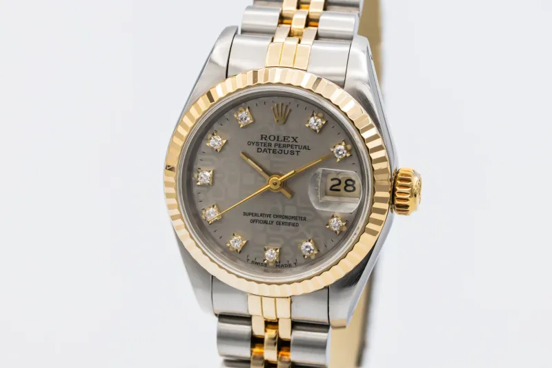 Rolex Lady DateJust 26mm Steel & Yellow Gold Jubilee 69173 1986