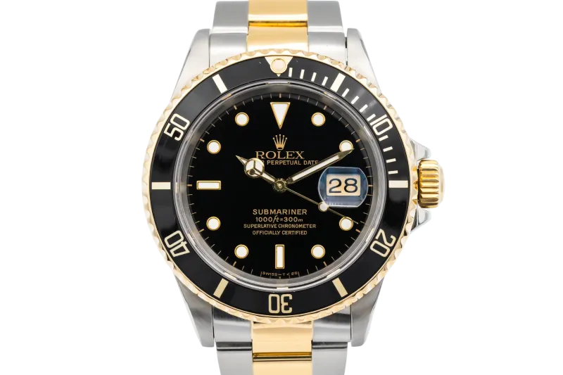 Rolex Submariner 40mm Steel & 18ct Yellow Gold Oyster 16613 1991