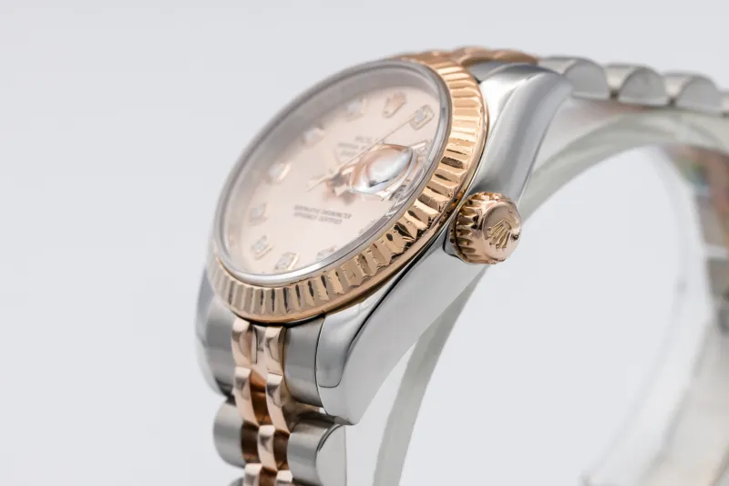 Rolex Lady DateJust 26mm Steel & 18ct Rose Gold Jubilee 179171 2008