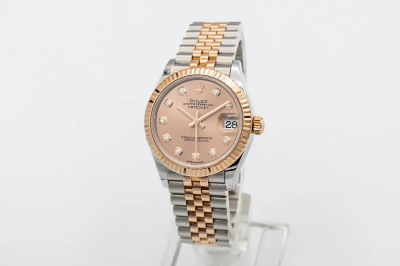 Rolex DateJust 31mm Steel & 18ct Rose Jubilee 278271 2019
