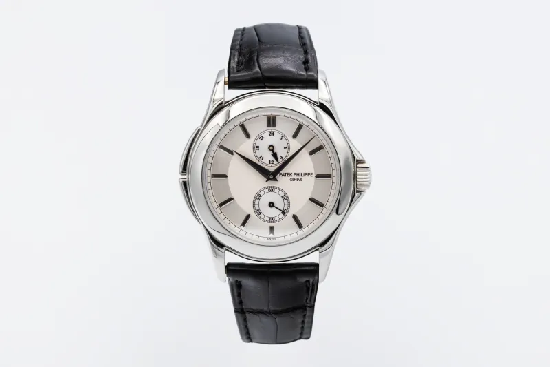 Patek Philippe Travel Time 37mm Black Leather 5134P-001 2007