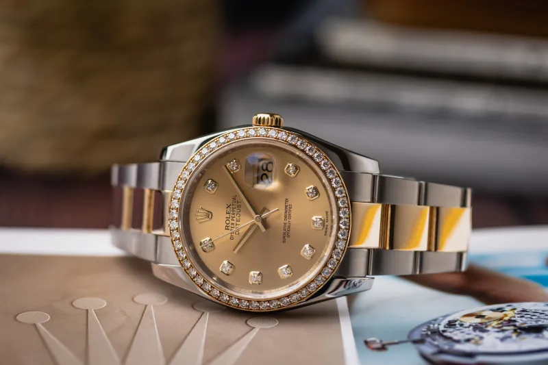 Rolex DateJust 36mm RBR Steel & 18ct Yellow Gold Oyster 116243 2012