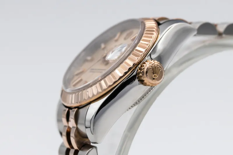 Rolex Lady DateJust 26mm Steel & 18ct Rose Gold Jubilee 179171 2006